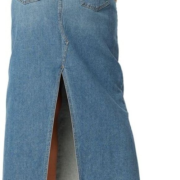 Signature Denim Women's Heritage Maxi Skirt Size 12 - Soft & Stretchy - Picture 3 of 7